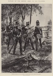 Batallas del Ejército Británico, Talavera, Retirada de los Regimientos 87 y 88, el Cabo Thomas Kelly se distingue